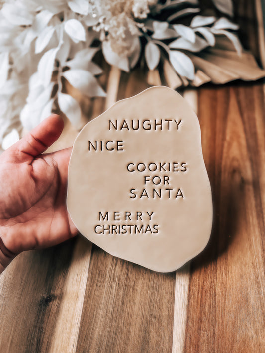 Christmas Cookie Stamps Set Of 4 - Premium Stamp from O'Khach Baking Supplies - Just $19.99! Shop now at O'Khach Baking Supplies