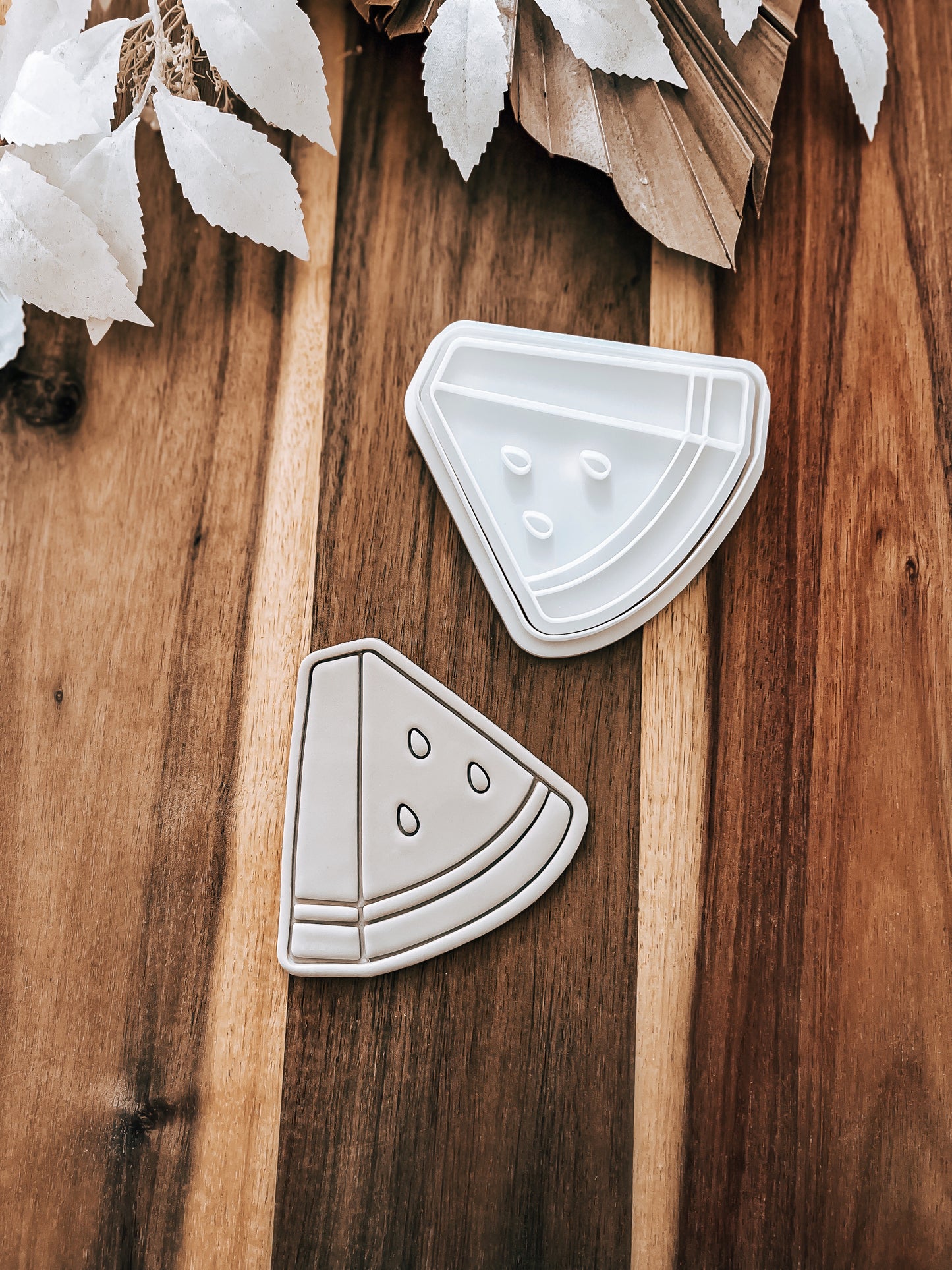Watermelon Slice Stamp & Cutter - Perfect for Fondant & Sugar Cookies