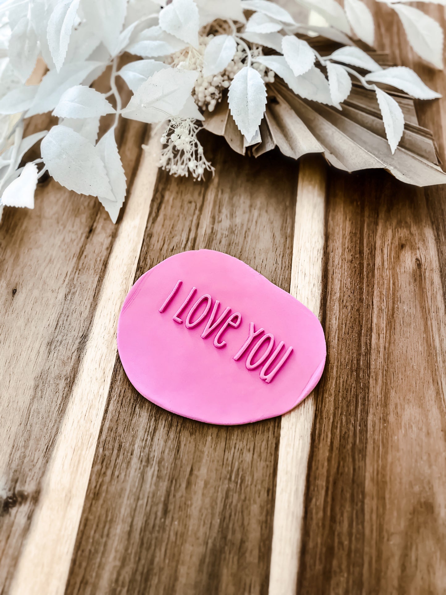I Love You 'UP' - Cookie Stamp - Ideal for Fondant & Sugar Cookies