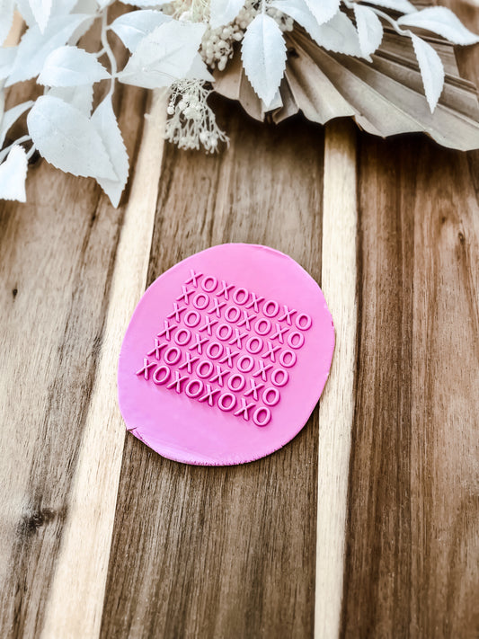 XOXOXOXO 'UP' Cookie Stamp - Premium acrylic stamp from O'Khach Baking Supplies - Just $19.99! Shop now at O'Khach Baking Supplies