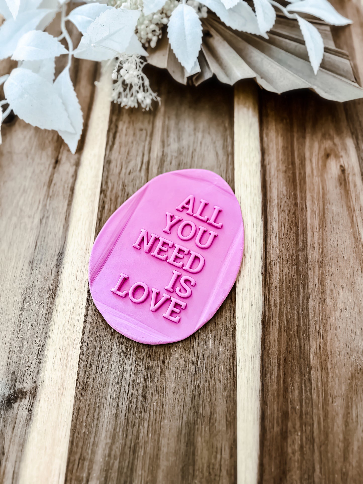 All You Need Is Love 'UP' - Cookie Stamp & Cutter - Ideal for Fondant & Sugar Cookies