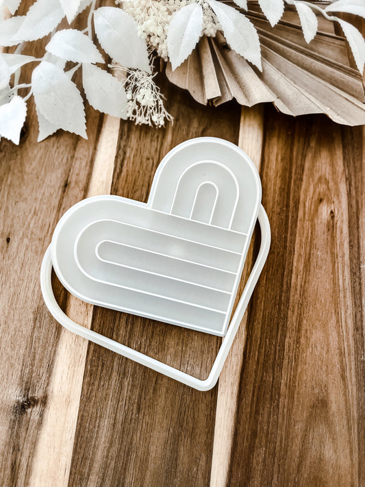 Giant Heart Cookie Stamp & Cutter - Premium Stamp from O'Khach Baking Supplies - Just $29.99! Shop now at O'Khach Baking Supplies