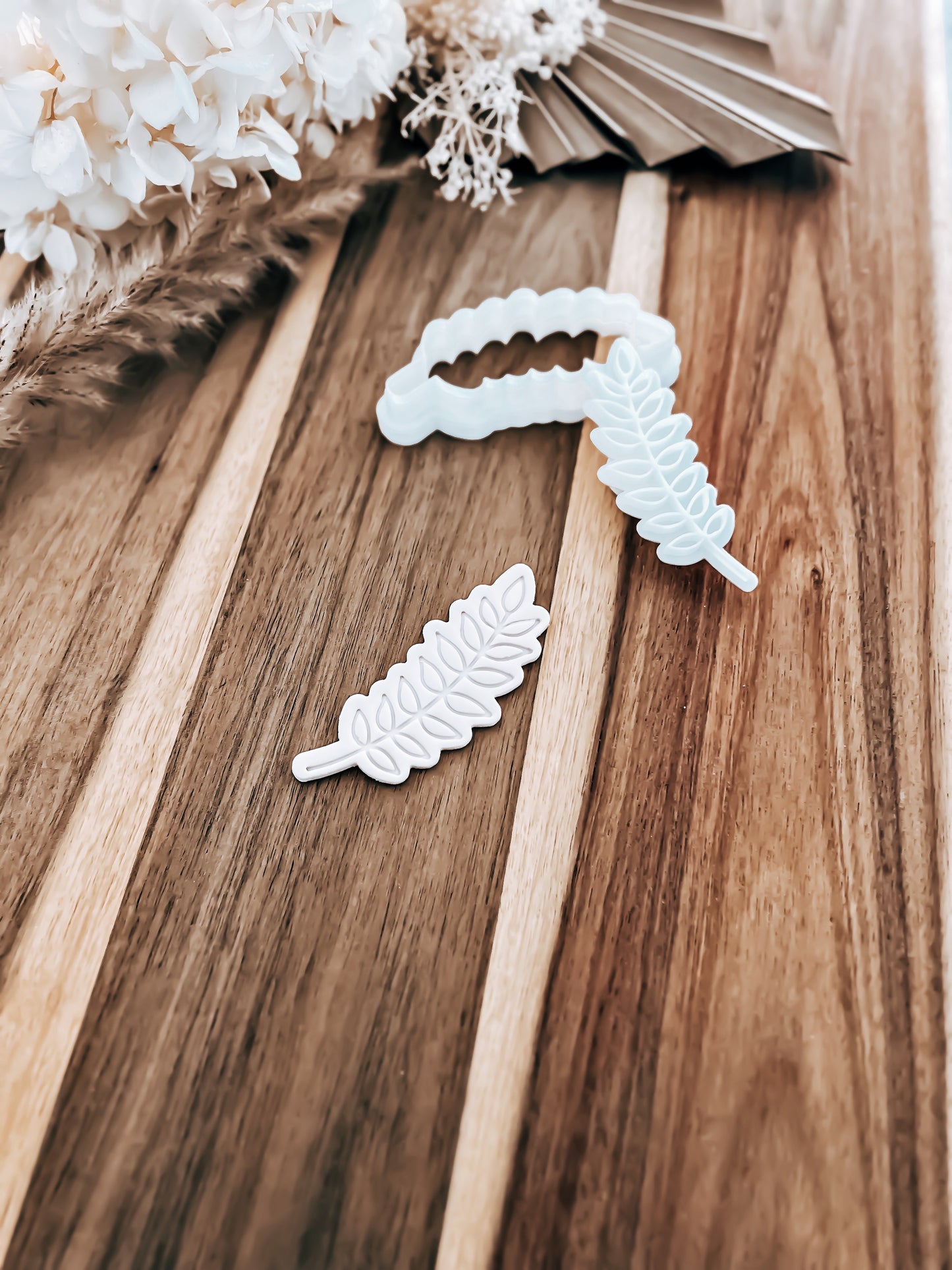 Simple Leaves Branch Cookie Stamp & Cutter - Premium Cutter and Stamp from O'Khach Baking Supplies - Just $15.99! Shop now at O'Khach Baking Supplies