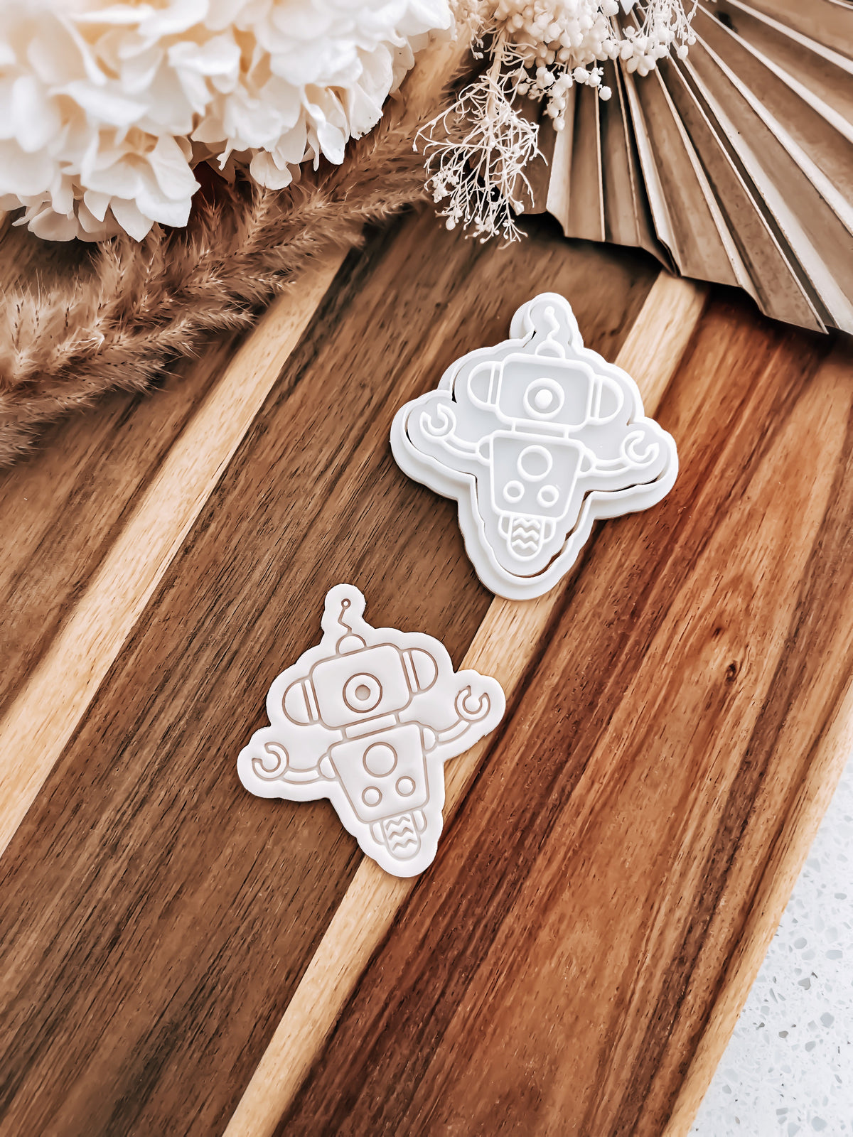 Ray The Robot Cookie Stamp & Cutter - Perfect for Fondant & Sugar Cookies
