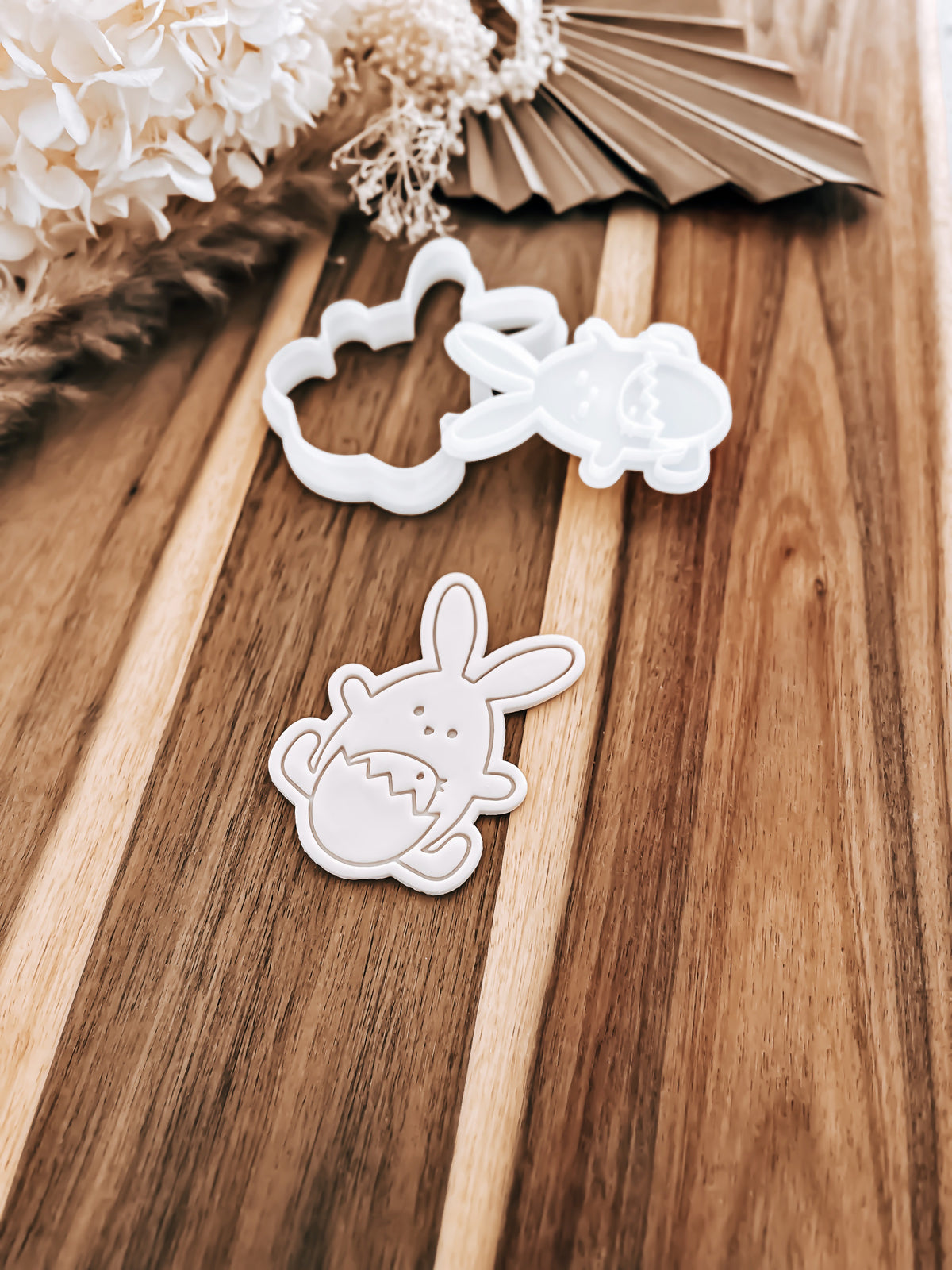 Egg Bunny & Chick - Cookie Stamp & Cutter - Ideal for Fondant & Sugar Cookies