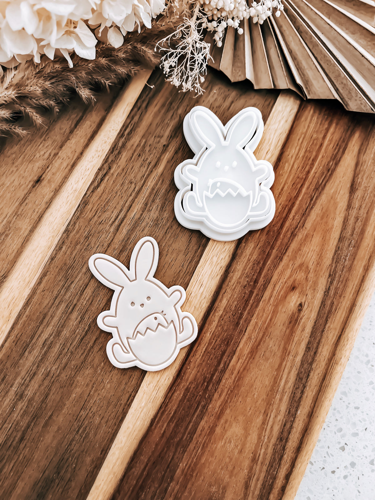 Egg Bunny & Chick - Cookie Stamp & Cutter - Ideal for Fondant & Sugar Cookies