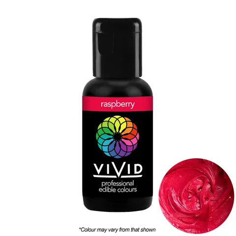 Raspberry  - Gel Colour 21g | Vivid Professional - Premium Vivid Professional from Cake Craft - Just $4.99! Shop now at O'Khach Baking Supplies
