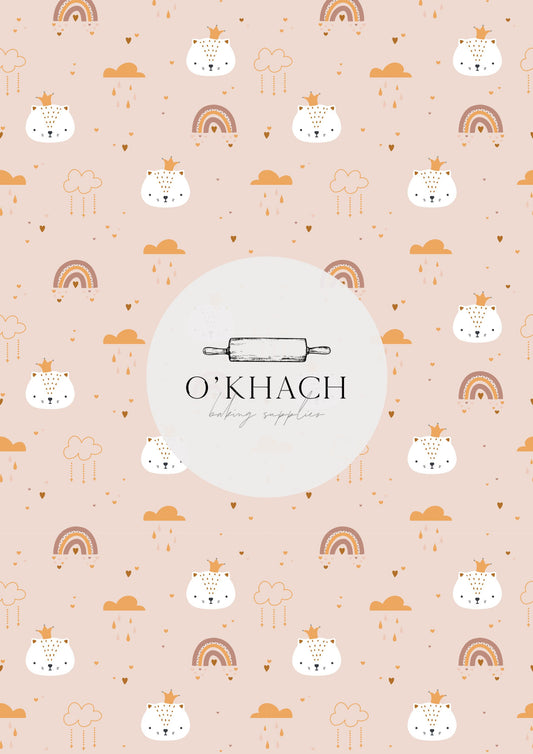 Bohemian Life Pattern No.10 - Edible Image - Premium Edible Image from O'Khach Baking Supplies - Just $16.99! Shop now at O'Khach Baking Supplies