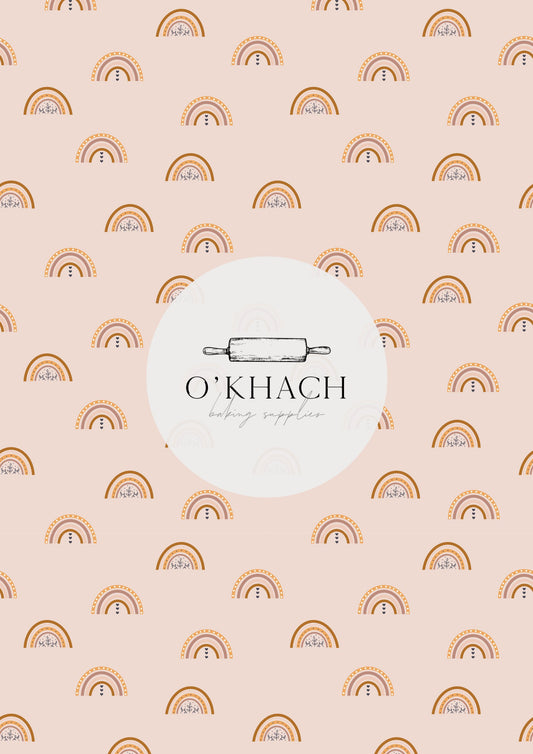 Bohemian Life Pattern No.14 - Edible Image - Premium Edible Image from O'Khach Baking Supplies - Just $16.99! Shop now at O'Khach Baking Supplies