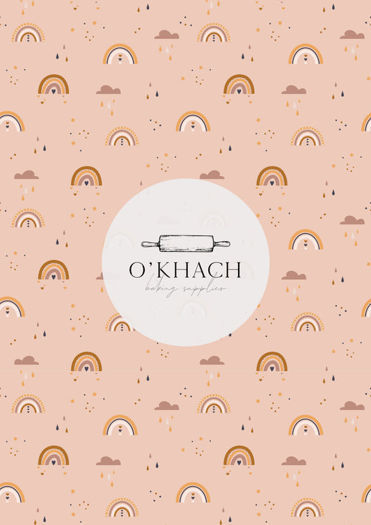 Bohemian Life Pattern No.17 - Edible Image - Premium Edible Image from O'Khach Baking Supplies - Just $16.99! Shop now at O'Khach Baking Supplies