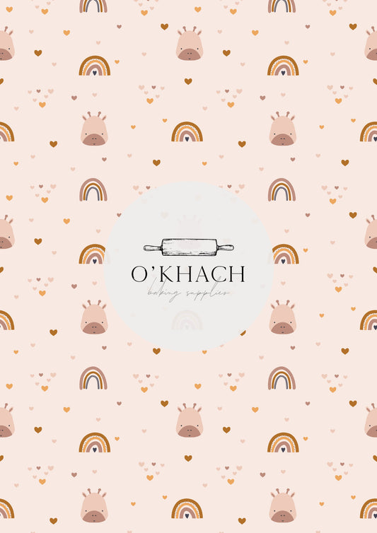 Bohemian Life Pattern No.22 - Edible Image - Premium Edible Image from O'Khach Baking Supplies - Just $16.99! Shop now at O'Khach Baking Supplies