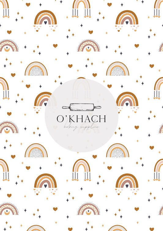 Bohemian Life Pattern No.30 - Edible Image - Premium Edible Image from O'Khach Baking Supplies - Just $16.99! Shop now at O'Khach Baking Supplies