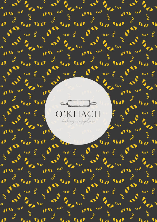 Cat Eyes Pattern - Edible Image - Premium Edible Image from O'Khach Baking Supplies - Just $16.99! Shop now at O'Khach Baking Supplies