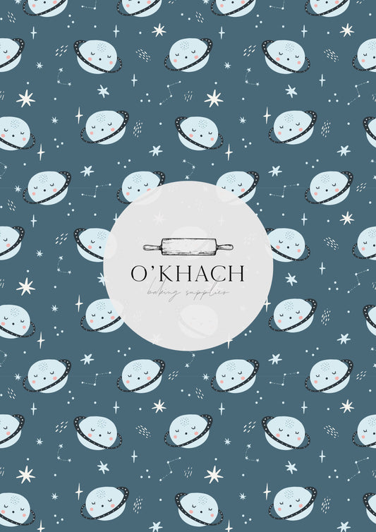 Cats in Space Edible Images – A4 Cake & Cookie Toppers for Fun Cosmic-Themed Baking