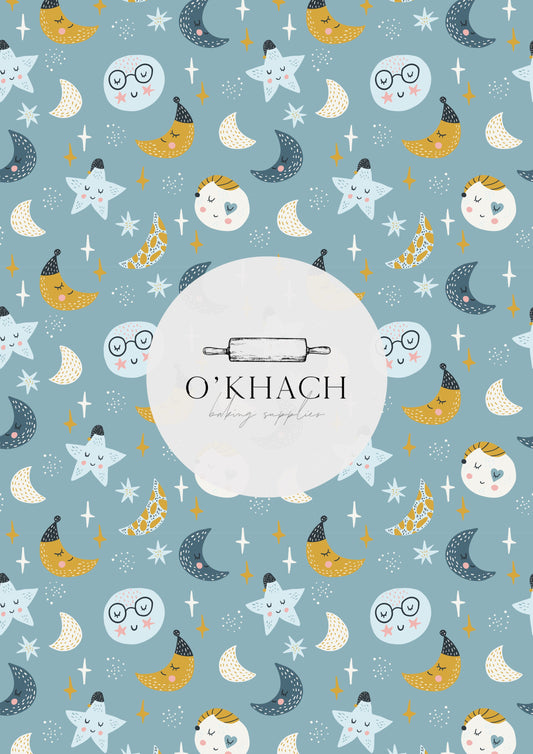 Cats in Space Pattern No.18 - Edible Image - Premium Edible Image from O'Khach Baking Supplies - Just $16.99! Shop now at O'Khach Baking Supplies