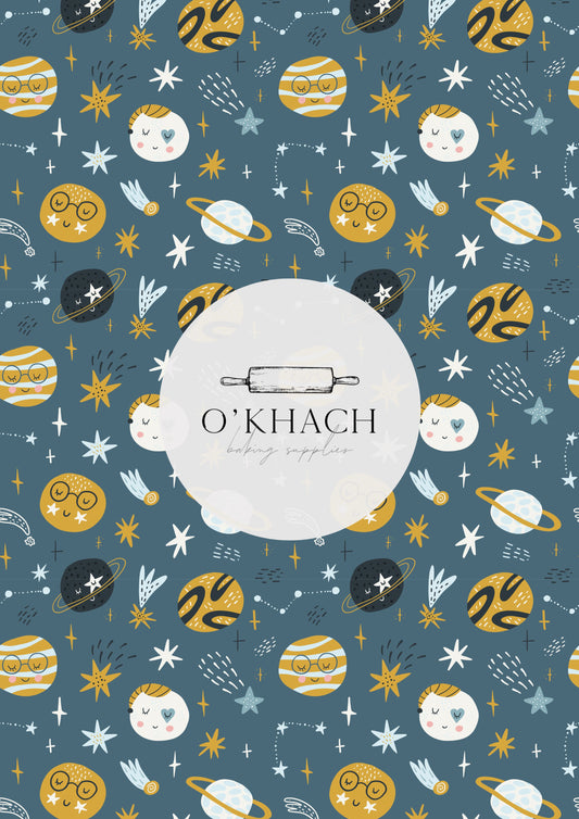 Cats in Space Pattern No.20 - Edible Image - Premium Edible Image from O'Khach Baking Supplies - Just $16.99! Shop now at O'Khach Baking Supplies