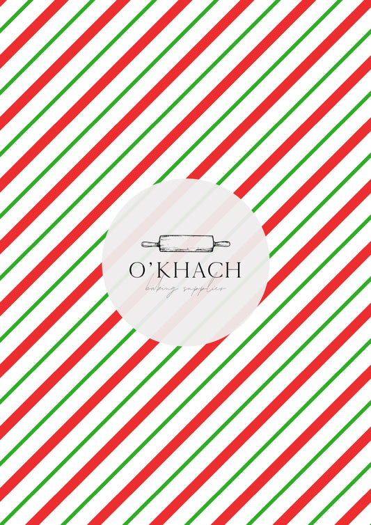 Christmas Details Pattern No.101 - Edible Image - Premium Edible Image from O'Khach Baking Supplies - Just $16.99! Shop now at O'Khach Baking Supplies
