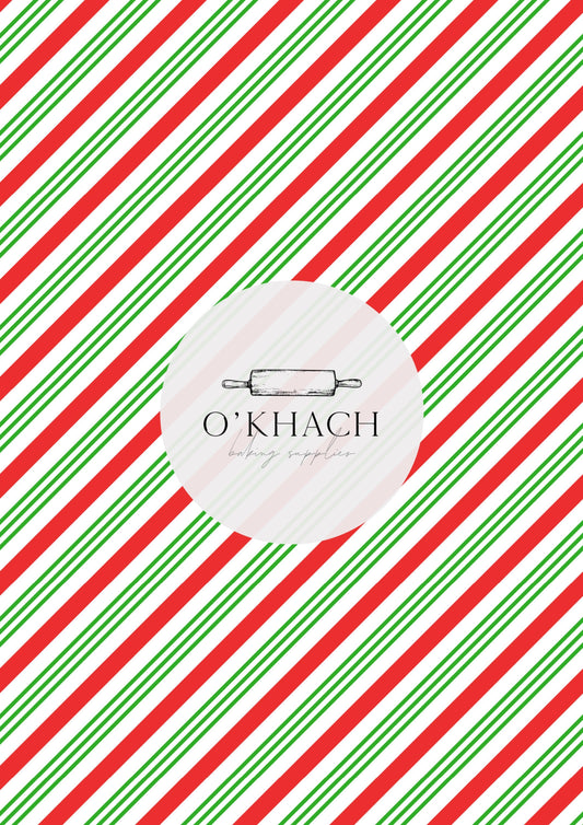 Christmas Details Pattern No.102 - Edible Image - Premium Edible Image from O'Khach Baking Supplies - Just $16.99! Shop now at O'Khach Baking Supplies