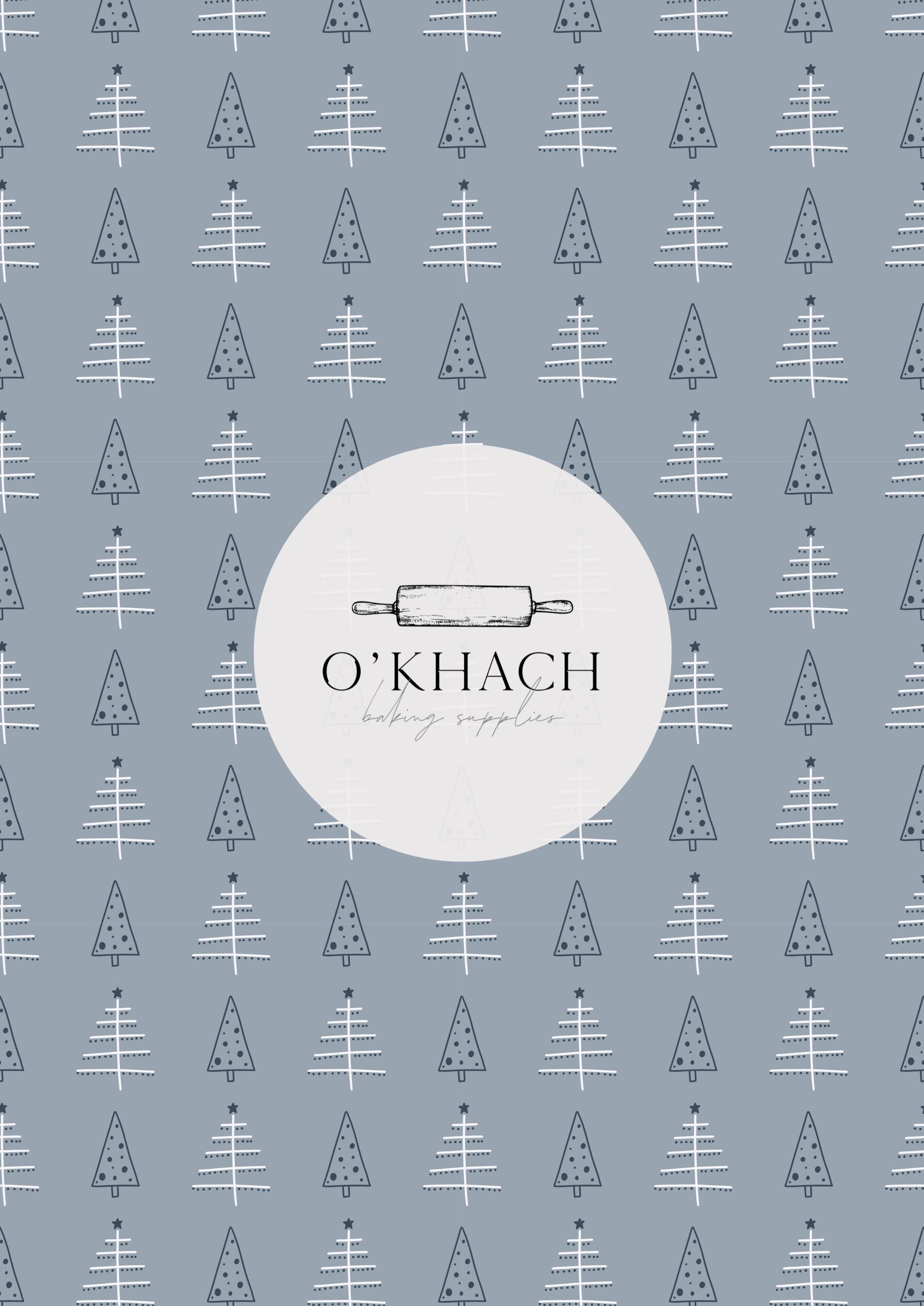Christmas Details Pattern No.14 - Edible Image - Premium Edible Image from O'Khach Baking Supplies - Just $16.99! Shop now at O'Khach Baking Supplies