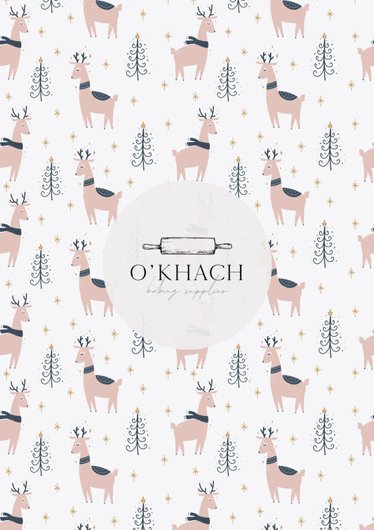 Christmas Details Pattern No.17 - Edible Image - Premium Edible Image from O'Khach Baking Supplies - Just $16.99! Shop now at O'Khach Baking Supplies