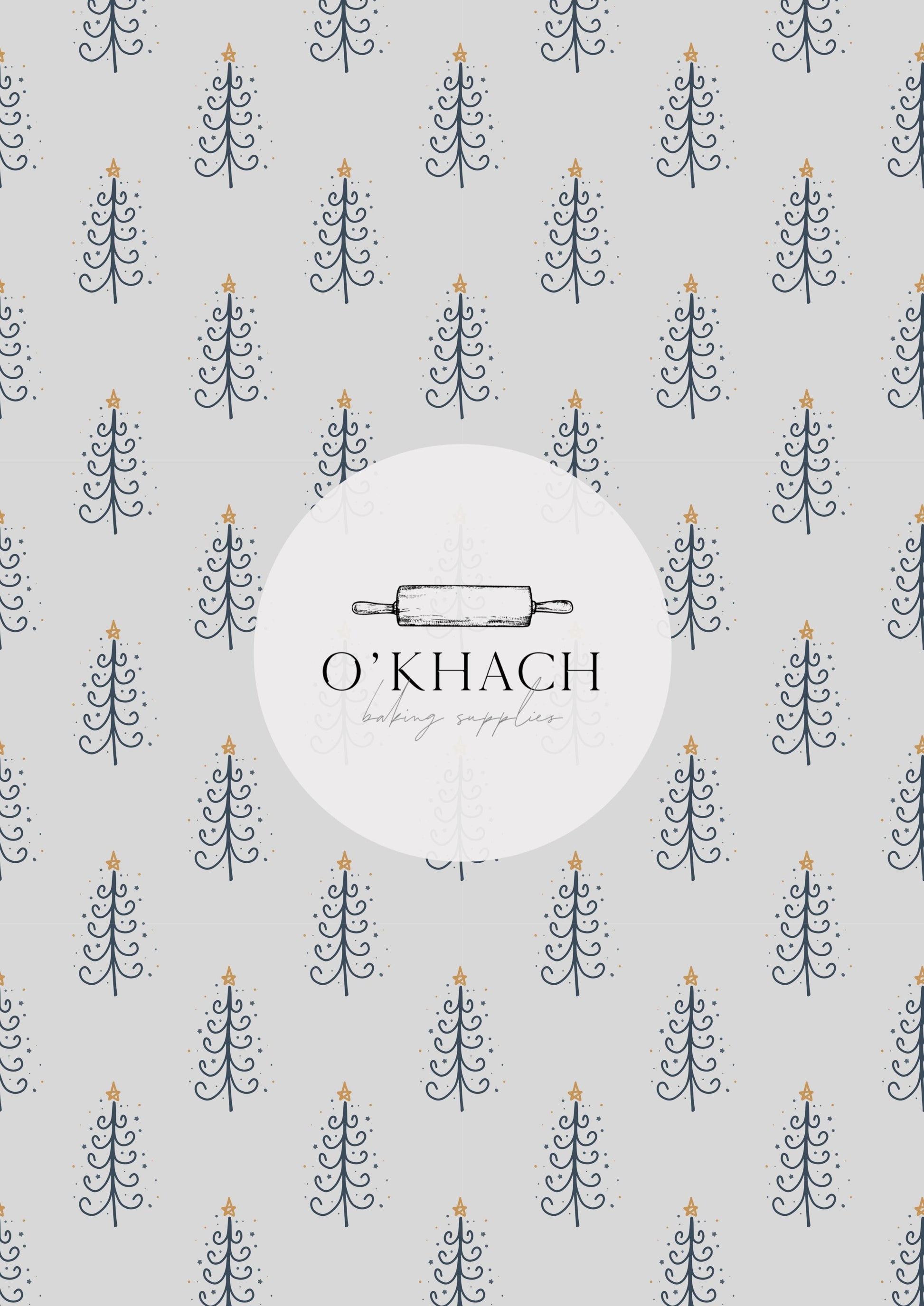 Christmas Details Pattern No.19 - Edible Image - Premium Edible Image from O'Khach Baking Supplies - Just $16.99! Shop now at O'Khach Baking Supplies