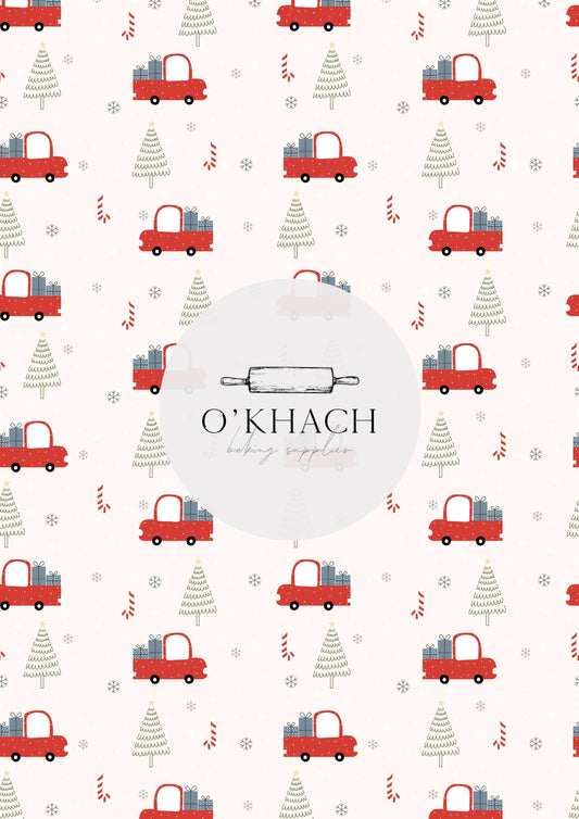 Christmas Details Pattern No.40 - Edible Image - Premium Edible Image from O'Khach Baking Supplies - Just $16.99! Shop now at O'Khach Baking Supplies