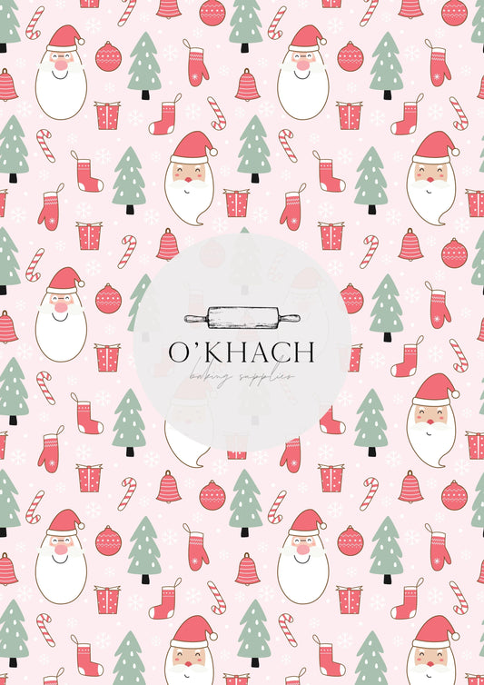 Christmas Details Pattern No.42 - Edible Image - Premium Edible Image from O'Khach Baking Supplies - Just $16.99! Shop now at O'Khach Baking Supplies
