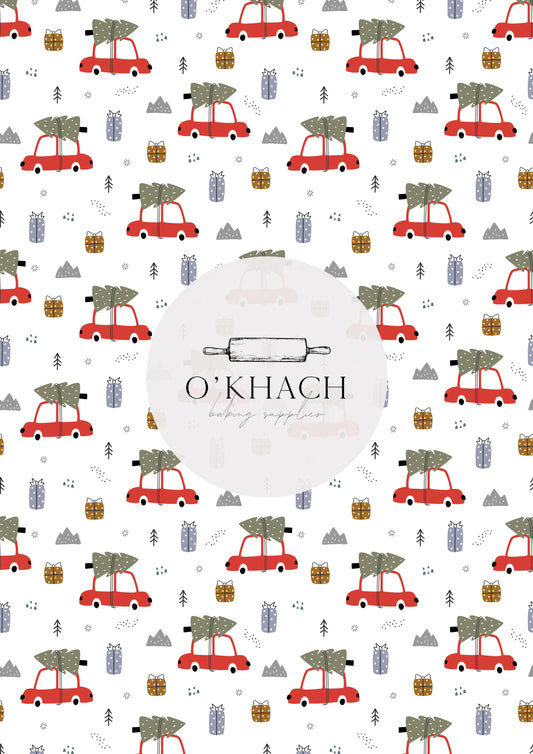 Christmas Details Pattern No.51 - Edible Image - Premium Edible Image from O'Khach Baking Supplies - Just $16.99! Shop now at O'Khach Baking Supplies