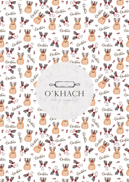 Christmas Details Pattern No.54 - Edible Image - Premium Edible Image from O'Khach Baking Supplies - Just $16.99! Shop now at O'Khach Baking Supplies