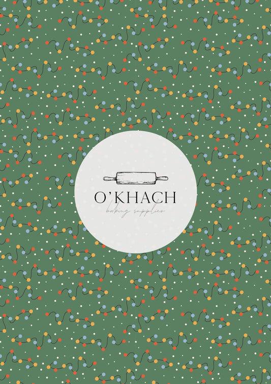 Christmas Details Pattern No.6 - Edible Image - Premium Edible Image from O'Khach Baking Supplies - Just $16.99! Shop now at O'Khach Baking Supplies