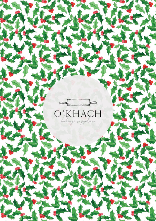 Christmas Details Pattern No.68 - Edible Image - Premium Edible Image from O'Khach Baking Supplies - Just $16.99! Shop now at O'Khach Baking Supplies
