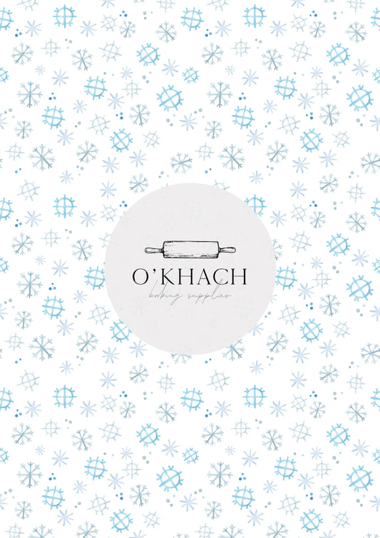 Christmas Details Pattern No.72 - Edible Image – A4 Cake Topper & Cupcake Decoration