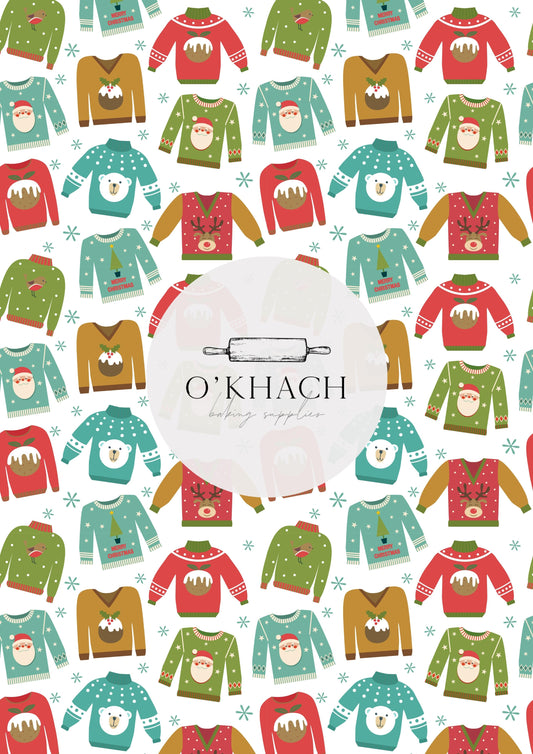 Christmas Details Pattern No.86 - Edible Image - Premium Edible Image from O'Khach Baking Supplies - Just $16.99! Shop now at O'Khach Baking Supplies