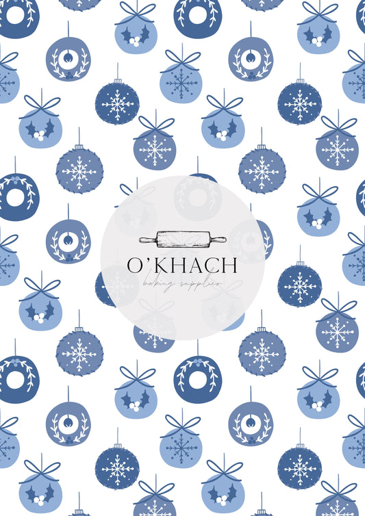 Christmas Details Pattern No.96 - Edible Image - Premium Edible Image from O'Khach Baking Supplies - Just $16.99! Shop now at O'Khach Baking Supplies