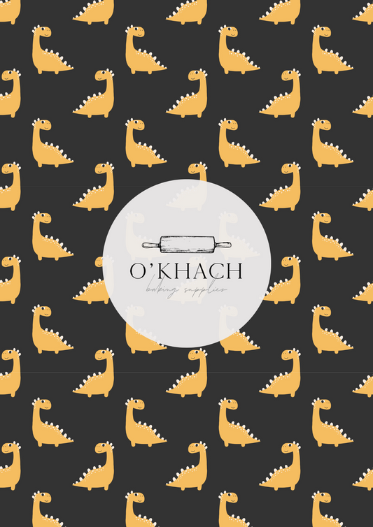 Dino Land Pattern No.42 - Edible Image - Premium Edible Image from O'Khach Baking Supplies - Just $16.99! Shop now at O'Khach Baking Supplies