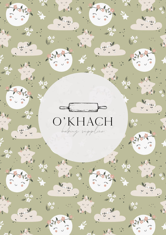 Dream Big Pattern No.14 - Edible Image - Premium Edible Image from O'Khach Baking Supplies - Just $16.99! Shop now at O'Khach Baking Supplies