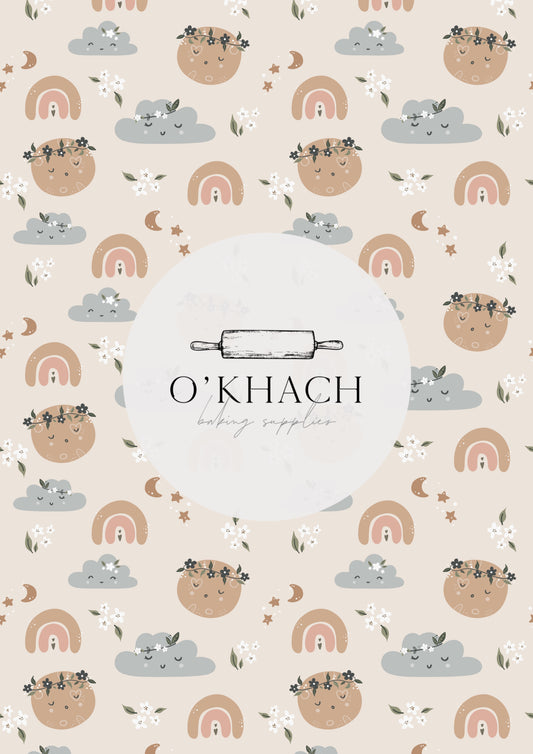 Dream Big Pattern No.18 - Edible Image - Premium Edible Image from O'Khach Baking Supplies - Just $16.99! Shop now at O'Khach Baking Supplies
