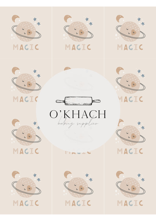 Dream Big Pattern No.19 - Edible Image - Premium Edible Image from O'Khach Baking Supplies - Just $16.99! Shop now at O'Khach Baking Supplies