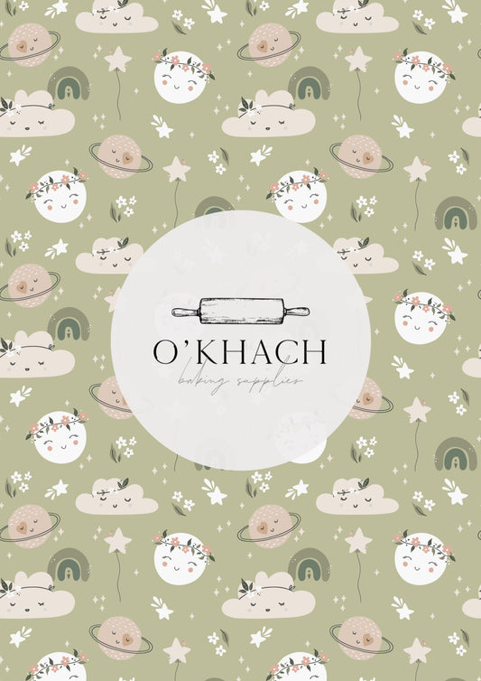 Dream Big Pattern No.7 - Edible Image - Premium Edible Image from O'Khach Baking Supplies - Just $16.99! Shop now at O'Khach Baking Supplies