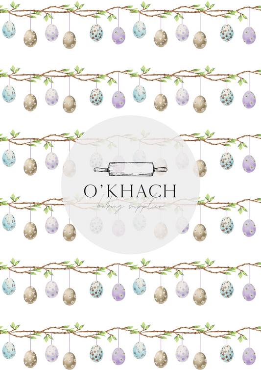 Easter Pattern No.16 - Edible Image - Premium Edible Image from O'Khach Baking Supplies - Just $16.99! Shop now at O'Khach Baking Supplies