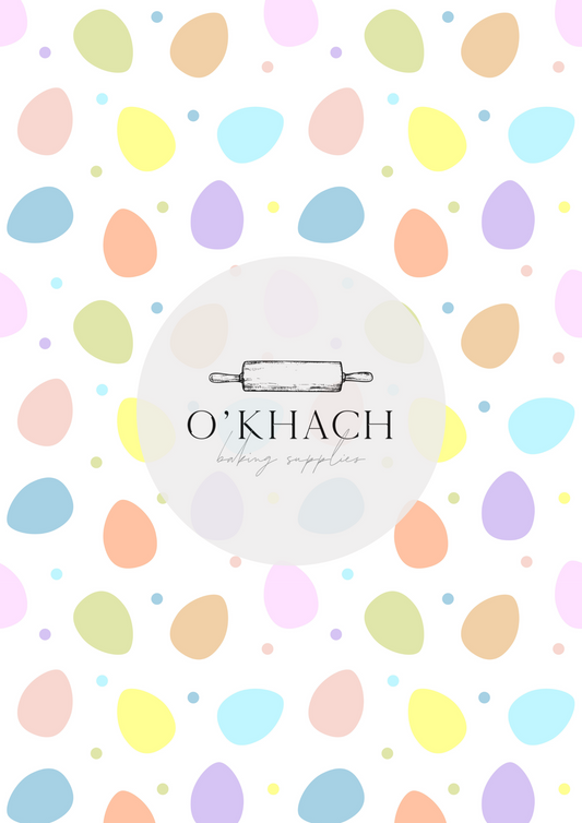 Easter Pattern No.26 - Edible Image - Premium Edible Image from O'Khach Baking Supplies - Just $16.99! Shop now at O'Khach Baking Supplies