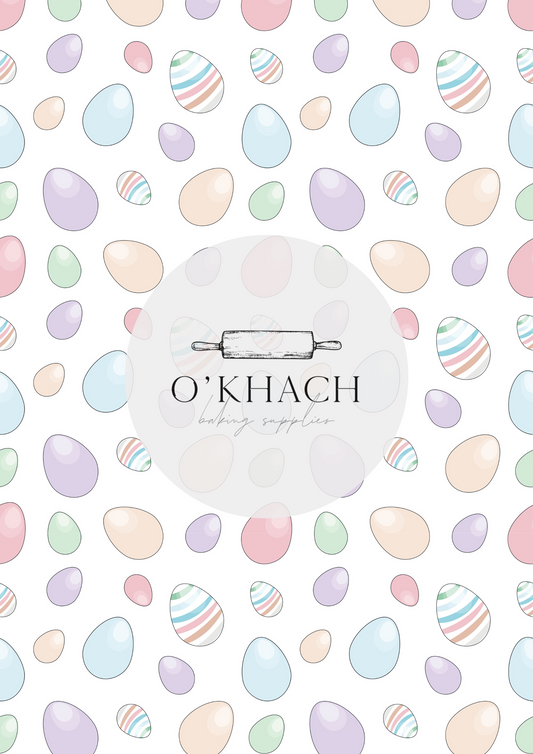 Easter Pattern No.27 - Edible Image - Premium Edible Image from O'Khach Baking Supplies - Just $16.99! Shop now at O'Khach Baking Supplies