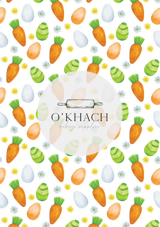 Easter Pattern No.30 - Edible Image - Premium Edible Image from O'Khach Baking Supplies - Just $16.99! Shop now at O'Khach Baking Supplies