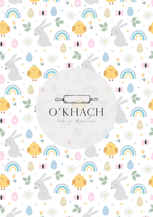 Easter Pattern No.50 - Edible Image - Premium Edible Image from O'Khach Baking Supplies - Just $16.99! Shop now at O'Khach Baking Supplies