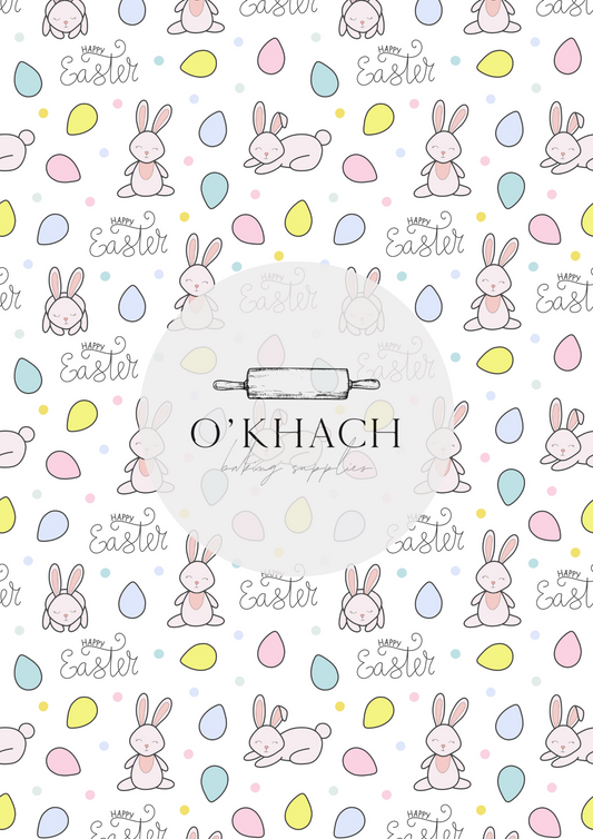 Easter Pattern - Edible Image – A4 Cake Topper & Cupcake Decoration