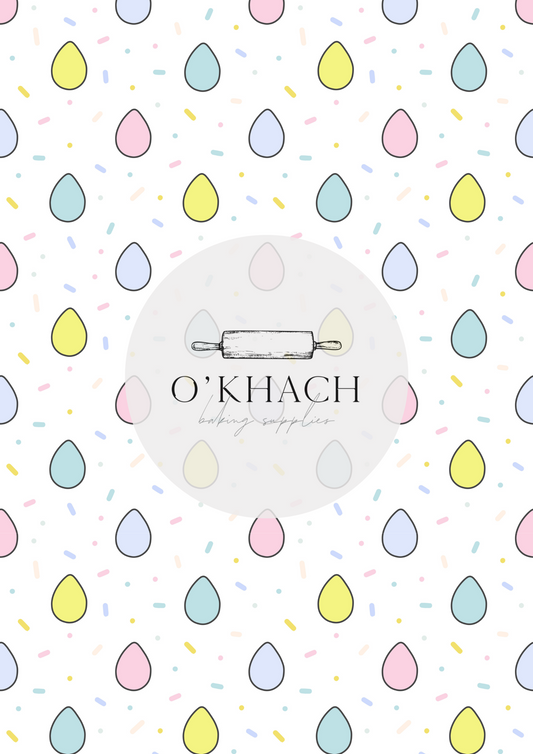 Easter Pattern No.77 - Edible Image - Premium Edible Image from O'Khach Baking Supplies - Just $16.99! Shop now at O'Khach Baking Supplies