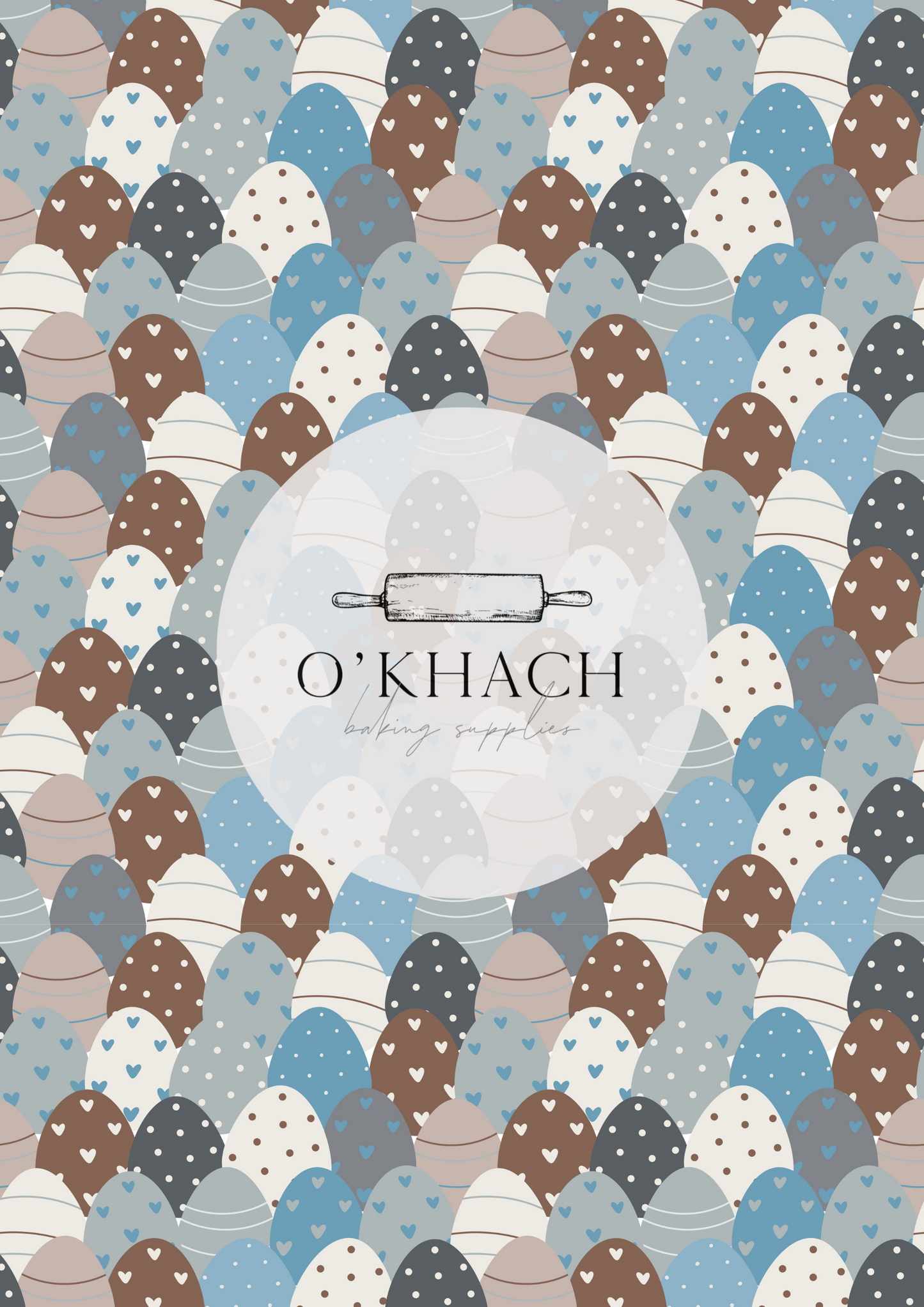 Easter Pattern - Edible Image – A4 Cake Topper & Cupcake Decoration