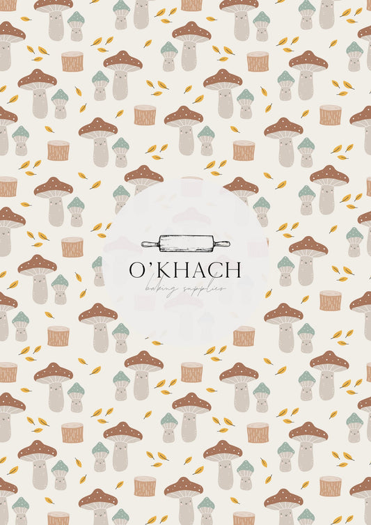 In The Woods Pattern No.11 - Edible Image - Premium Edible Image from O'Khach Baking Supplies - Just $16.99! Shop now at O'Khach Baking Supplies
