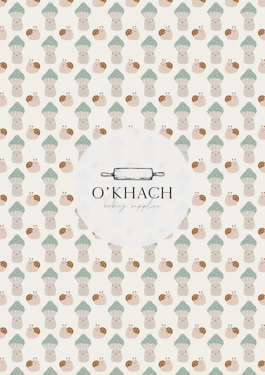 In The Woods Pattern No.12 - Edible Image - Premium Edible Image from O'Khach Baking Supplies - Just $16.99! Shop now at O'Khach Baking Supplies