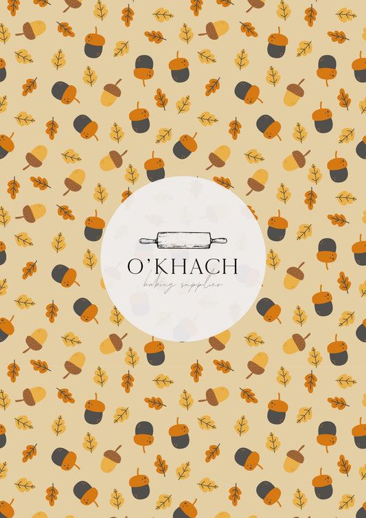 In The Woods Pattern No.14 - Edible Image - Premium Edible Image from O'Khach Baking Supplies - Just $16.99! Shop now at O'Khach Baking Supplies